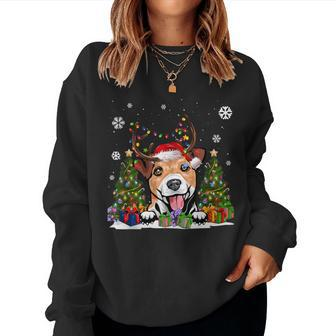Dog Lovers Cute Jack Russell Daniel Ugly Christmas Sweater Women Sweatshirt - Monsterry