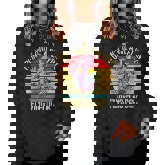 I Dont Give A Flying Flock Flamingo Men Women Sweatshirt | Mazezy