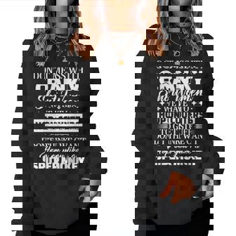 Dont Mess With Cranky Short We Have To Hop In Counters Women Sweatshirt - Monsterry