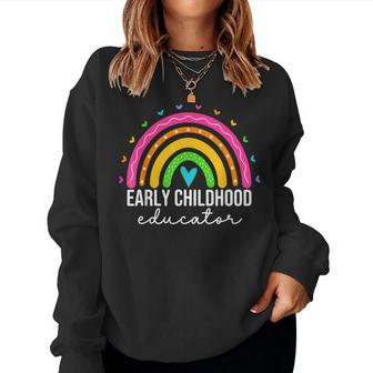 Early Childhood Educator Education For Ece Teacher Fun Women Sweatshirt - Monsterry DE