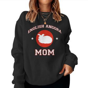 English Angora Rabbit Mom Women Sweatshirt | Mazezy