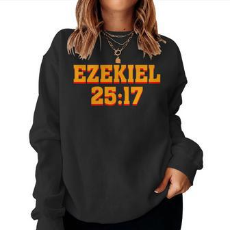 Ezekiel 2517 Christian Motivational Women Sweatshirt | Mazezy