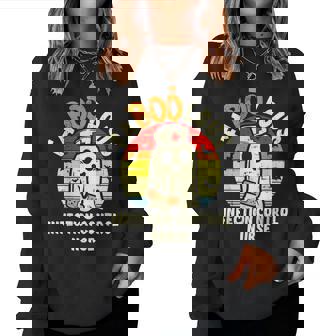 Faboolous Ghost Infection Control Nurse Halloween Nursing Halloween Sweatshirt | Mazezy