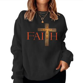 Faith In Jesus Christ Our Lord Revival Bible Christian Women Sweatshirt | Mazezy
