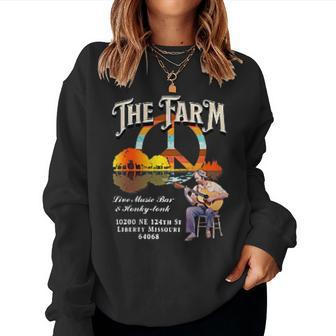 The Farm Liberty Missouri Usa Large Img On Back Usa Women Sweatshirt | Mazezy