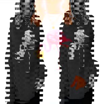 Flamingo Drinking Beer Pink Flamingo Drinking Sweatshirt | Mazezy