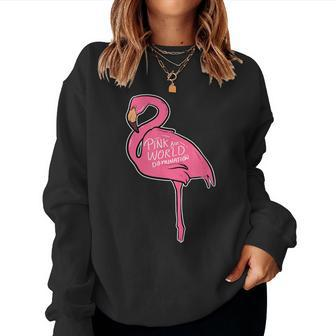 Flamingo Tattoo Animal Owner Women Sweatshirt | Mazezy