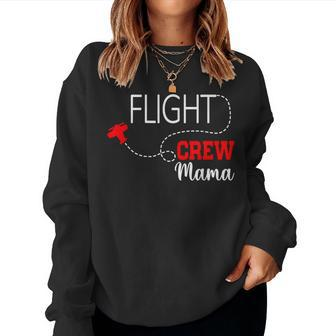 Flight Crew Airplane 1St Birthday Mama Airplane Family Women Sweatshirt - Monsterry AU