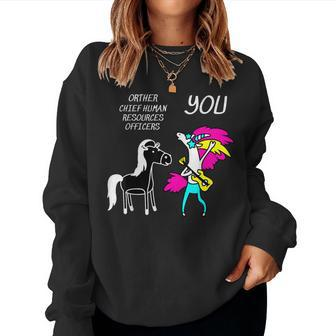 For Chief Human Resource Officers Son Daughter Family Women Sweatshirt | Mazezy
