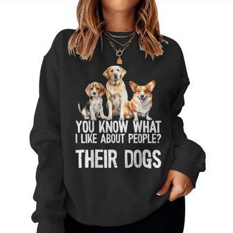Dog Lover Dog Mom Dog Dad Dog Owner Dog Women Sweatshirt - Thegiftio UK