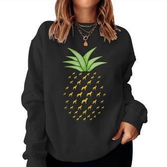 Estonian Hound Dog Ananas Pineapple Women Sweatshirt | Mazezy