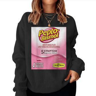 Family Nurse Pharmacy Halloween Costume Pepto Bismol Women Sweatshirt | Mazezy