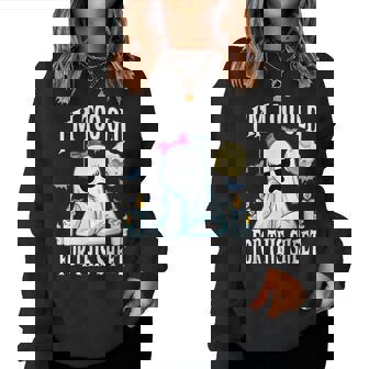 Halloween For Ghost Face Costume Adult Women Sweatshirt - Seseable