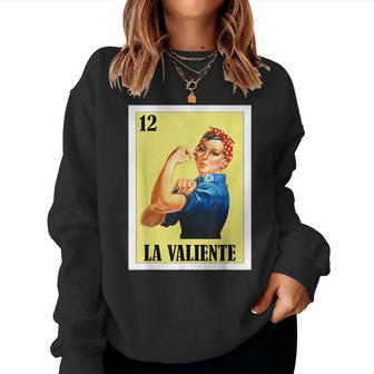 Mexican For La Valerosa Women Sweatshirt - Monsterry