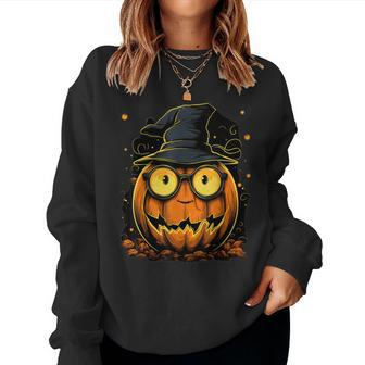 Minimalist Halloween Pumpkin Youth S-6Xl Women Sweatshirt - Monsterry CA