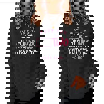 Funny More Fun Than Two 25 Year Old 50Th Birthday Women Crewneck Graphic Sweatshirt - Thegiftio UK