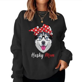 Siberian Husky Mom For Dogs Lovers Women Sweatshirt | Mazezy