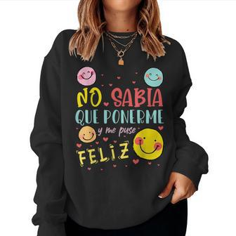 Spanish Teacher Maestra Latina Bicultural Bilingual Women Sweatshirt | Mazezy