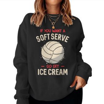 Funny Volleyball For Girls Ns Women Women Sweatshirt - Seseable