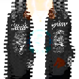 Galbraith Clan Scottish Name Coat Of Arms Tartan Women Sweatshirt | Mazezy