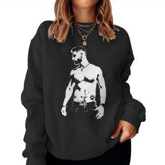 Gay Pride Pup Without Gear Is A Pup Women Sweatshirt | Mazezy