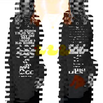 Get More Ducks Toy Ducky Rubber Duck Women Crewneck Graphic Sweatshirt - Thegiftio