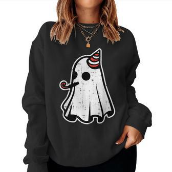 Ghost Birthday Halloween Costume Ghoul Spirit Women Sweatshirt - Monsterry AU
