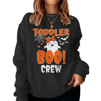Girl Toddler Boo Crew Daycare Teacher Halloween Party Women Sweatshirt - Thegiftio UK