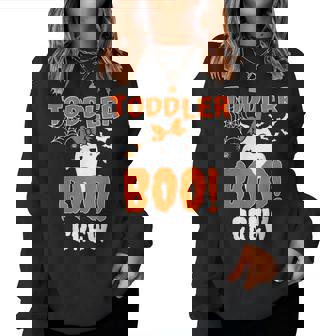 Girl Toddler Boo Crew Daycare Teacher Halloween Party Women Sweatshirt - Thegiftio