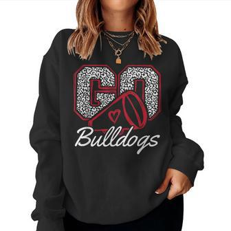Go Cheer Bulldogs Sports Name Boy Girl Women Sweatshirt - Seseable