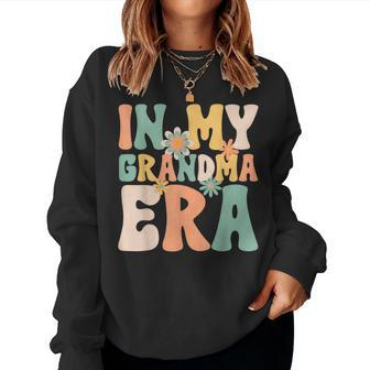 Groovy Retro In My Grandma Era Mom Life Sweatshirt | Mazezy