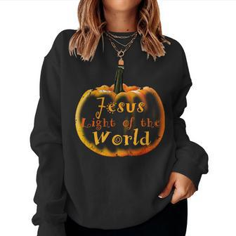Halloween Christian Fall Church Party Harvest Halloween Women Sweatshirt | Mazezy