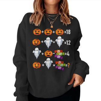 Halloween Order Of Operations Quiz Math Teacher Halloween Women Sweatshirt - Thegiftio UK
