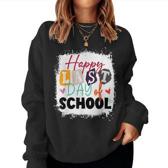 Happy Last Day Of School Teacher & Kids Last Day Of School Women Sweatshirt | Mazezy UK
