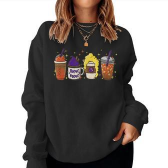 Hocus Pocus Pumpkin Spice Latte Coffee Love Fall Season For Coffee Lovers Women Sweatshirt | Mazezy