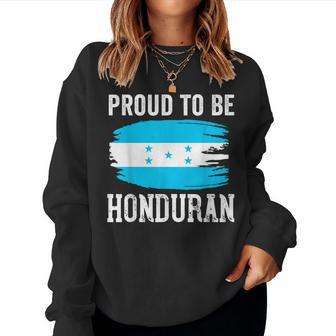 Honduras Flag Girl Catracha Mujer Honduran Camiseta Women Sweatshirt | Mazezy