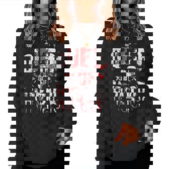 Horror Movie Scary Queen Of Horror Women Sweatshirt | Mazezy
