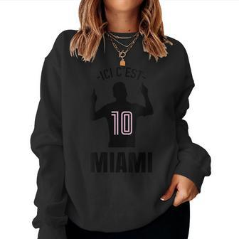 Ici C´Est Miami Leo 10 Women Sweatshirt - Seseable