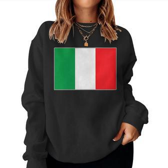 Italy Flag Cool Italia Italian Flags Men Women Boy Girl Women Sweatshirt | Mazezy