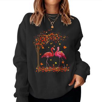 It's Fall Y'all Flamingo Thanksgiving Halloween Birds Lover Halloween Women Sweatshirt | Mazezy AU