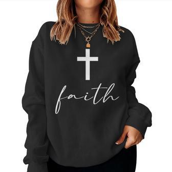 Jesus Christian Bible Verse Faith Men Women Gifts Women Crewneck Graphic Sweatshirt - Monsterry CA