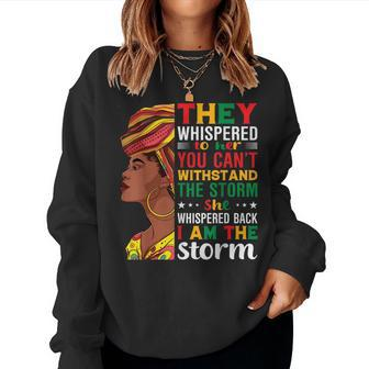 Junenth African American Women They Whispered To Her Sweatshirt | Mazezy