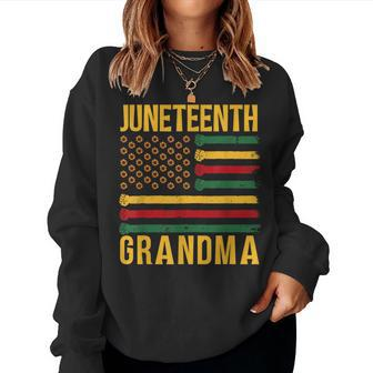 Junenth Grandma Family 1865 African Black Grandmother Nan Women Sweatshirt | Mazezy