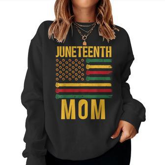 Junenth Mom 1865 African Black Family Mother Mommy Mama Women Sweatshirt | Mazezy