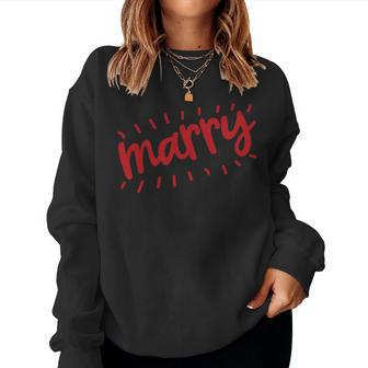Kiss Marry Kill Girls Group Trio Good Girl Marry Costume Women Sweatshirt | Mazezy