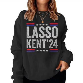 Lasso Kent' 24 Usa Sports 4Th Of July Women Sweatshirt - Seseable