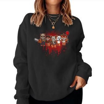 My Little Horror Crew Halloween Red Panda Halloween Women Sweatshirt | Mazezy