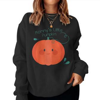 Little Pumpkins Halloween Or Fall Maternity Halloween Women Sweatshirt | Mazezy