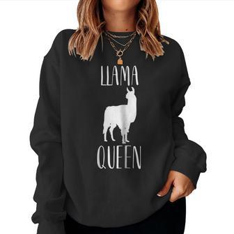 Llama Queen T Llama Inspired Apparel For Llama Lovers Sweatshirt | Mazezy