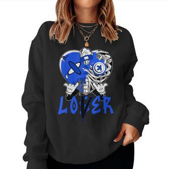 Loser Lover Dripping Heart Blue 5S For Women Women Sweatshirt - Monsterry UK
